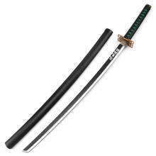 Demon Slayer: Kimetsu No Yaiba Tokitou Muichirou Wooden Sword Cosplay Prop Replica Sword with Sheath Cosplay Weapons for Party 2024 - buy cheap