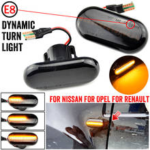 For Dacia Duster Dokker Lodgy Renault Megane 1 Clio1 2 KANGOO ESPACE Smart Fortwo 453 Led Dynamic Side Marker Turn Signal Lights 2024 - buy cheap