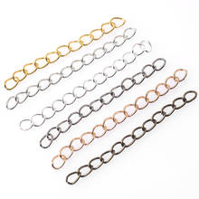 50Pcs/Lot 50mm Necklace Extension Chain Bulk Bracelet Extended Chains Tail Extender For Jewelry Making DIY Necklace Findings 2024 - buy cheap