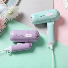 450W Mini Folding Hair Dryer Air Blower Home Dormitory Portable Electric Hairdryer Mini Cartoon Girl Hair Dryer Blower 2024 - buy cheap