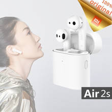 2020 новые Xiaomi Airdots Pro 2s Mi True беспроводные наушники 2 TWS наушники Air 2s LHDC контроль Крана Двойной микрофон ENC Беспроводное зарядное устройство 2024 - купить недорого