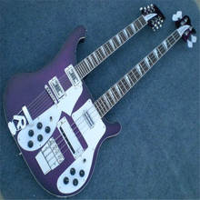 2021 High quality electric guitar, Purple Ricken 4003-4 string bass guitar +6 string electric guitar, free shipping 2024 - buy cheap