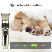 Powerful Electric Dog Hair Trimmer Kit Rechargeable USB Pet Hair Clipper Sharp Pet Dog Cat Grooming Haircut Shaver Tools Machine 2024 - buy cheap