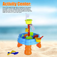 Brinquedo infantil, mesa de areia e água para jardim, item de brinquedo para o ar livre, educação, presente 2024 - compre barato