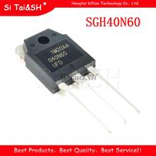 Transistor MOS FET de 10 piezas, SGH40N60UFD TO-247, SGH40N60, 40N60, G40N60, F40N60UFD, TO-3P, nuevo 2024 - compra barato