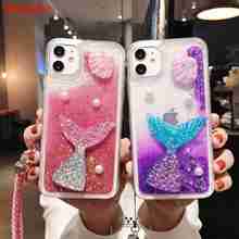 Phone Case For Xiaomi 5A 5 Plus S2 4A 4X Redmi Note 5A Prime 5 Pro 4 4x Cover Fashion Starfish Mermaid Glitter Liquid Quicksand 2024 - buy cheap