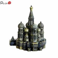 Modelo de palácio do creme liga vintage, rússia, moscow, lembrança, mesa de presente, decoração para casa, estatuetas em miniatura, dropshipping 2024 - compre barato