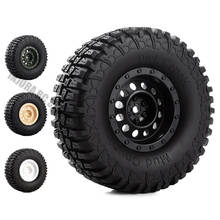 1.9 inch 4Pcs/Set Rubber Tires&Plastic Wheel Rim for 1:10 RC Rock Crawler Axial SCX10 90046 AXI03007 Tamiya CC01 D90 2024 - buy cheap