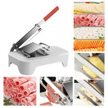 Máquina de corte vegetal manual do agregado familiar cortador de carne congelada slicer alimentos carne máquina de corte de cozinha 2024 - compre barato