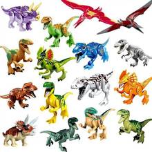 Парк Юрского периода Динозавр мир Raptor Набор строительных блоков детские развивающие игрушки Праздничные подарки совместимые legoinges 2024 - купить недорого