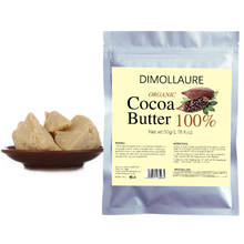 Dimollaure 50g-500g Pure Cocoa Butter Raw Unrefined skincare carrier Oil Natural Organic Essential Oil 2024 - buy cheap