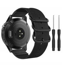 Fenix pulseira de relógio 6x 26mm, pulseira de relógio nato de nylon com ferramentas de parafuso, pulseira para relógio garmin fenix 3/3 hr/fenix 5x/5x plus 2024 - compre barato