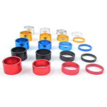 New 4Pcs/Set 5/10/15/20mm Aluminum Alloy Headset Stem Spacer MTB 28.6mm Fork Washer Cap for Road Bike Cycling 2024 - buy cheap
