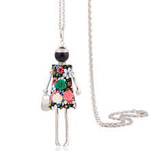 Fashion women Necklace Charm lady Pendant Alloy Handmade Big Flower Necklace Jewelry Accessory Wholesale 2024 - buy cheap