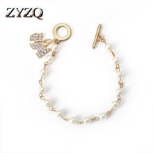 ZYZQ-Pulseras de muñeca con perlas de imitación para perro, pulseras creativas con perlas de imitación, accesorios nupciales de compromiso de boda, joyería al por mayor 2024 - compra barato