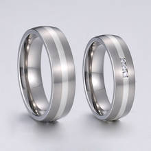 Оптовая продажа, кольца из чистого титана, ювелирные изделия, свадебные кольца для пар, свадебные кольца для мужчин и женщин, кольцо, свадебные кольца 2024 - купить недорого