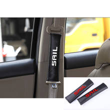 2pcs PU Fashion Car Seat Belt Cover Car Seat belt shoulder Pads for Chevrolet Sail 2024 - buy cheap