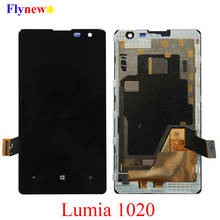 Оригинальный 4,5 "ЖК-дисплей для NOKIA Lumia 1020 RM-875 ЖК-дисплей кодирующий преобразователь сенсорного экрана в сборе запасные части + рамка + Инструменты для ремонта 2024 - купить недорого