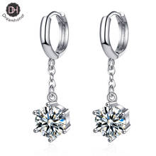 Dreamhonor Zircon Crystal Rhinestone Drop Earrings For Women Fashion Long Earrings Jewelry Wholesale 2024 - buy cheap