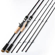 KUYING 2.1m Tournament Lure Fishing Rod Double Tips MH H Hard Casting Spinning Carbon Fiber Cane Pole Stick Medium Fast 7-28g 2024 - buy cheap