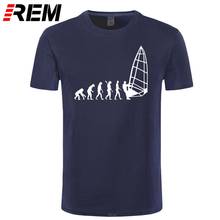 REM Evolution-Camiseta de manga corta personalizada para hombre, ropa para parte superior masculina, con personalidad, de gran tamaño, para San Valentín 2024 - compra barato