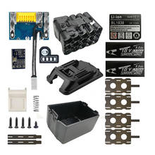 BL1890 Li-ion Battery Case Box PCB Charging Protection Board Shell BL1830 BL1860 For MAKITA 18V 6Ah 9.0Ah LED Battery Indicator 2024 - купить недорого