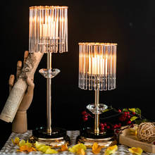 Velas de casamento com ornamentos nórdicos, suporte de vela romântico dourado retrô de vidro caseiro para decoração de casa dd60ch 2024 - compre barato