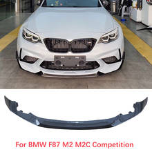 Carbon Fiber Front Bumper Chin Lip Spoiler For BMW 2 Series F87 M2C M2 Competition Car Styling 2024 - buy cheap