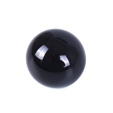 Bola de cristal negra de 30mm-100mm, esfera de piedra curativa, herramientas decorativas para el hogar, bolas grandes de cristal de cuarzo, manualidades de decoración 2024 - compra barato