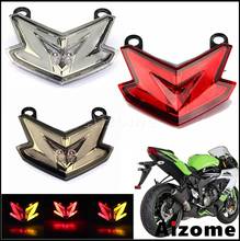 For Kawasaki Ninja ZX-6R 636 Z800 125 LED Tail Light Integrated Turn Signal Rear Brake Stop Light Motorcycle Motorbike Taillight 2024 - buy cheap