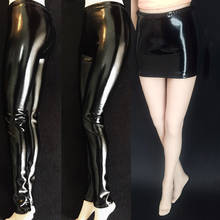 In Stock 1/6 Scale Sexy Female Figure Accessory Bright Leather Stretch Skirt Stretch Pants Black Model for 12'' Body 2024 - buy cheap