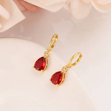 New Fashion Women cz stone Jewelry  diamond cz Drop Earrings Cross Shape Vintage Gold  For WomenEarring Pendientes wedding gifts 2024 - buy cheap