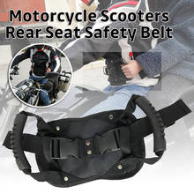 Cinturón de seguridad para asiento trasero de motocicleta, Correa antideslizante para asiento de pasajero, duradera, Universal 2024 - compra barato