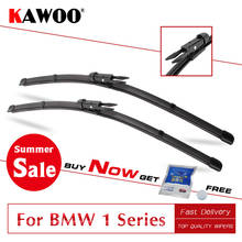 KAWOO Car Wiper Blades for BMW 1 Series E81 E82 E87 E88 F20 F21 116i 118i 120i 125i 128i 130i 135i 116d 118d 120d 123d 2004-2017 2024 - buy cheap