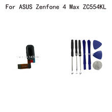 Для ASUS Zenfone 4 Max ZC554K Главная Кнопка отпечатков пальцев меню копка возврата распознавания Сенсор гибкий плоский ленточный кабель 2024 - купить недорого