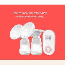 Smart Electric Double Breast Pump Full Silicone Portable Baby Nipple Silence Suction Cup Feeding Milk Bottles Charging 2024 - buy cheap