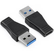 2 шт USB-C USB 3,1 type C Женский к USB 3,0 A Мужская опора для переходника синхронизации данных и зарядки 2024 - купить недорого