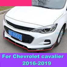 For Chevrolet cavalier 2016-2019 Modified car sports front shovel ABS decorative front lip anti-collision wear car accessories 2024 - buy cheap