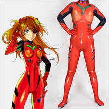 Asuka Langley Soryu Jumpsuits Anime Ayanami Rei Cosplay Costume Women EVA Top Warrior Halloween Costume Zentai Suit Bodysuit 2024 - buy cheap