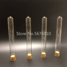 Tubo de ensaio de vidro com rolha, material educativo para laboratório, 10*75mm, 200 2024 - compre barato