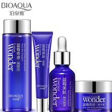 4pcs/lot BIOAQUA Blueberry Skin Care Whitening Toner+Face Cream+Face Essence+Eye Cream Moisturizing Hydrating Anti Wrinkle 2024 - buy cheap