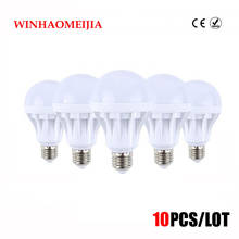 10PCS/LOT  E27 Led Lamp 3W 5W 7W 9W 12W 15W  220V 110V E27 Bulb B22 Light SMD 5730 Led Spotlight Light Warm Cool White Led Bulb 2024 - buy cheap