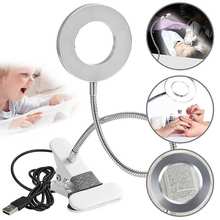 Multifunctional Table Lamp Magnifying Glass Lamp Clip Desk Lamp Eye Protection Reading Led Desk Lamp Beauty Makeup Tattoo Light 2024 - buy cheap