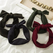 New Soft Cotton Knit Baby Heaband Cute Rabbit Ear Elastic Haarband Baby Girl Headbands Baby Hair Accessories Newborn Hair Band 2024 - buy cheap