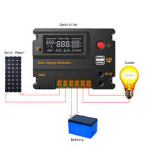 MPPT/ PWM Solar Controller 20A 10A 12Vdc 24Vdc Solar Panel Battery Regulator Charge Controller USB 5V  Temperature Compensation 2024 - buy cheap