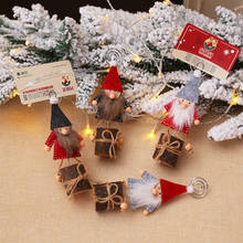 Adornos navideños de año nuevo para el hogar, muñeco de nieve de Kerst, Santa Claus, adornos navideños para el hogar, adornos de Papá Noel Natal, 2021 2024 - compra barato