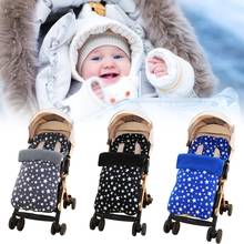 Baby Stroller Footmuff Newborn Baby Winter Warm Sleeping Bags Baby Carriage Envelope Sleepsacks Fleece Swaddle Wrap Toddler Wrap 2024 - buy cheap