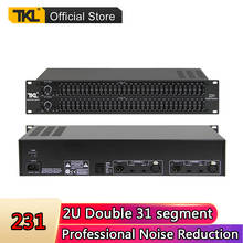 TKL 2 канала 31 полоса профессиональный графический эквалайзер 231 цифровой аудио звуковой процессор 2024 - купить недорого