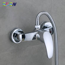 Grifo de ducha de baño SDSN, mezclador de ducha de baño de cobre, aleación de Zinc, barato, doble, juego de ducha Simple 2024 - compra barato