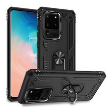 Shockproof Armor Kickstand Case For Samsung Galaxy Note 10 Lite S8 S9 S10 E 5G S20 Plus Ultra Finger Magnetic Ring Holder Cover 2024 - buy cheap